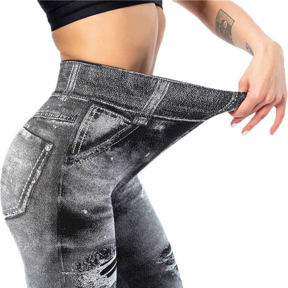 Legging pour sexdolls style jeans élastique